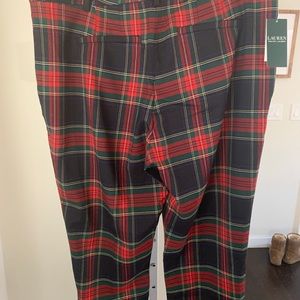 Ralph Lauren Plaid Suit Pants Size 14 NWT